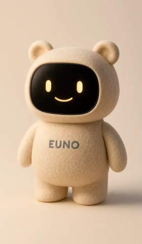 robot compagnon pour enfants Euno couleur beige