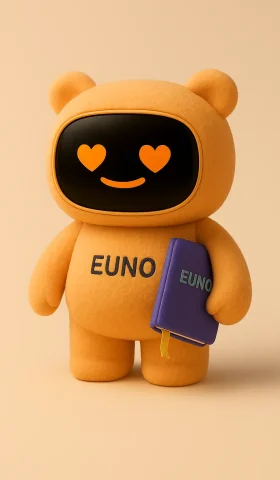robot compagnon pour enfants Euno orange
